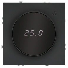 Изображение Терморегулятор электронный VOLTUM S70 с индикацией и датчиком для теплого пола (графит)