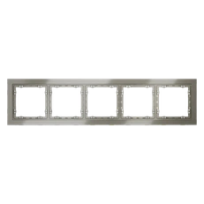Изображение Рамка стеклянная VOLTUM S70 на 5 постов (шелк, стекло)